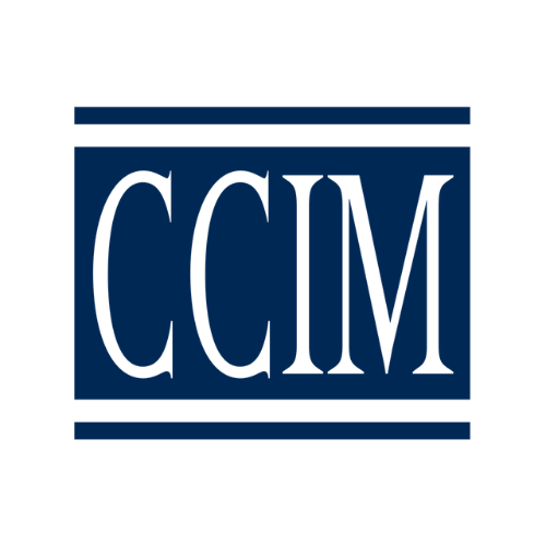 CCIM logo: white letters 