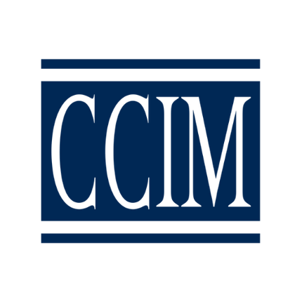 CCIM logo: white letters 