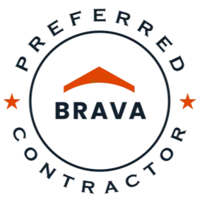 A circular logo that reads 