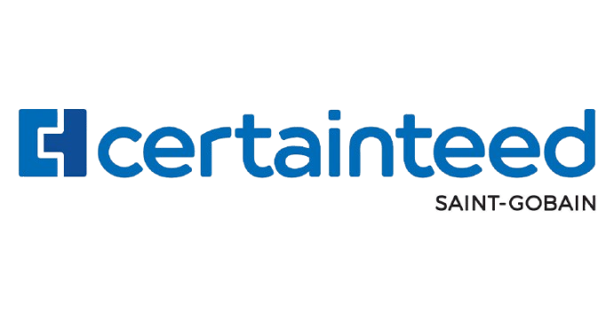 Blue Certainteed Saint-Gobain logo