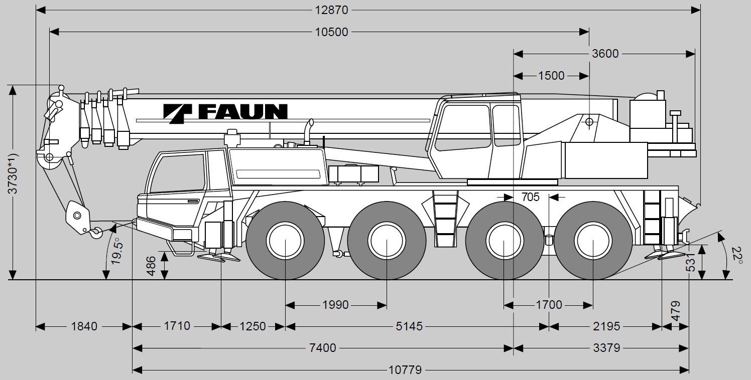 Mobilais celtnis FAUN