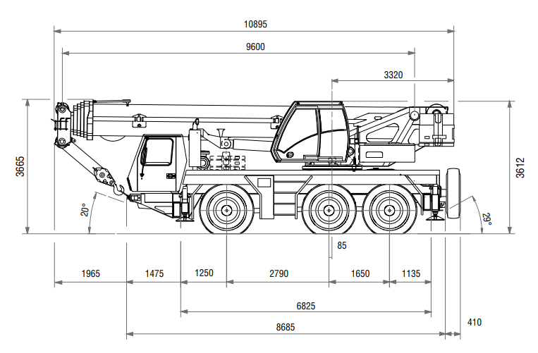 Mobilais celtnis GROVE 55t 