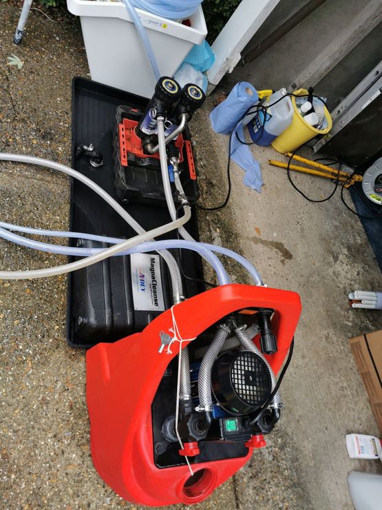 Ch system powerflush to improve efficiency component life and make your house warmer