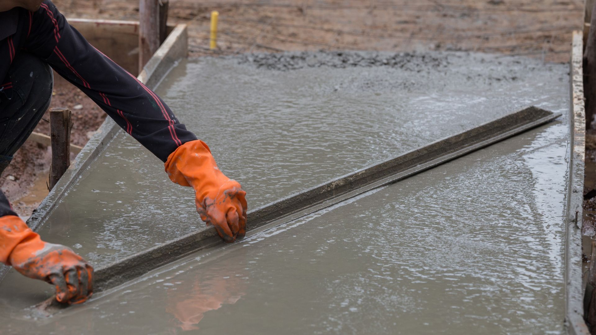 Levelling Quality Concrete from PureMix Ready Mixed, Volumatic Concrete