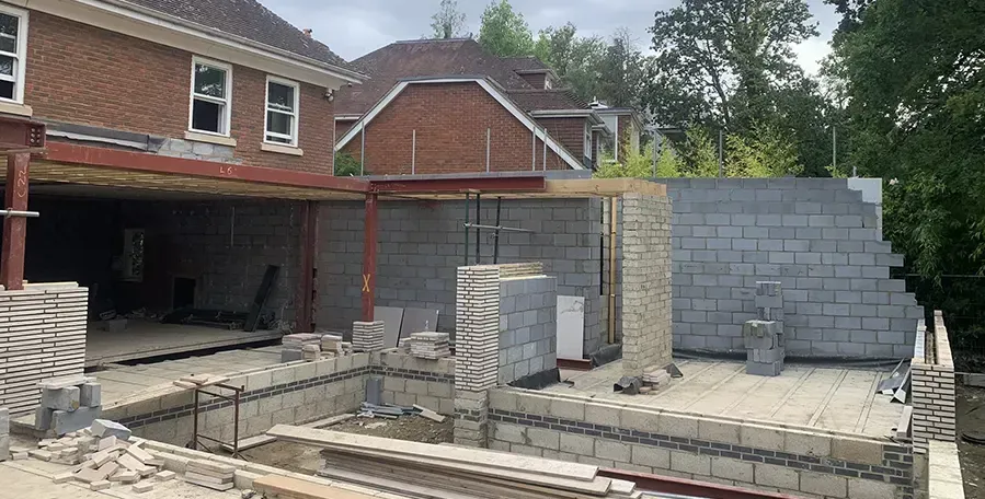 House Foundations in Manchester constructed using ready mixed concrete from PureMix Concrete