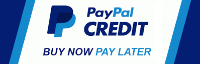 Paypal logo with text.