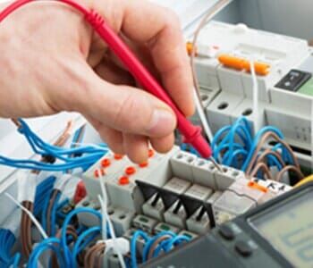 Checking the electric current — Electrical Contractor in Moorhead, MN