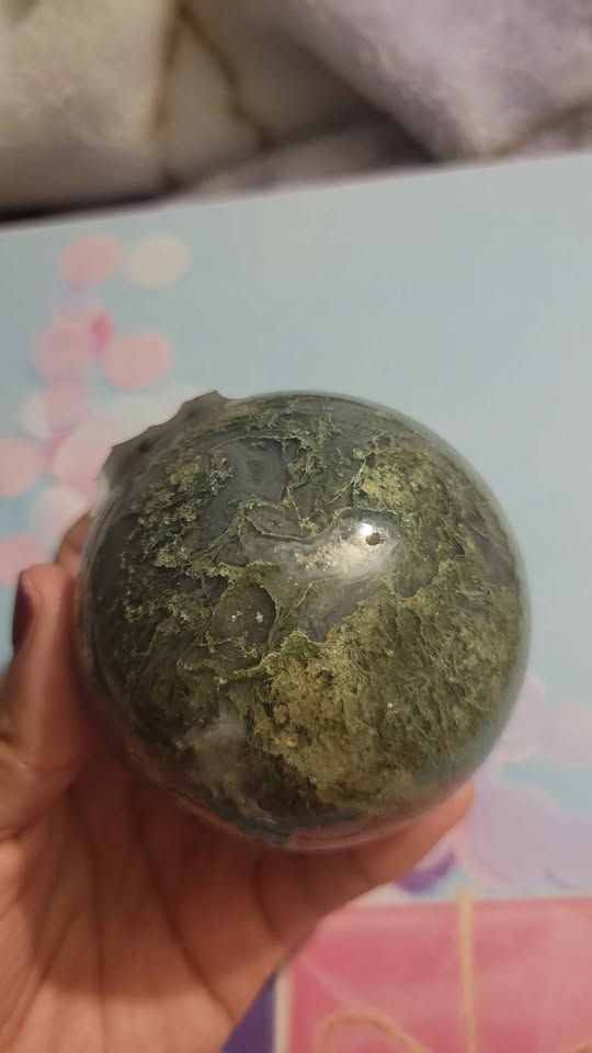 Moss Agate Sphere