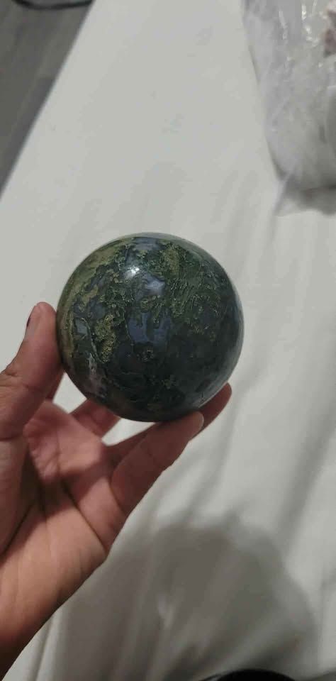 Moss Agate Sphere