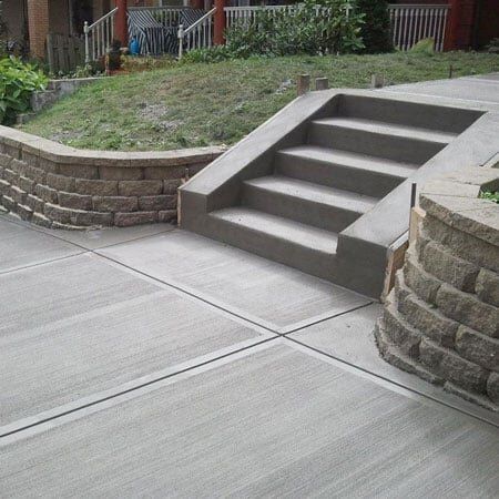 Beautiful Concrete Stairs — Lincoln, NE — Rodriguez Concrete, LLC