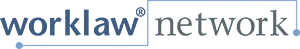 Worklaw network logo. Dark blue "worklaw" and grey "network" in sans-serif font. "Worklaw" enclosed in a light blue rectangle.