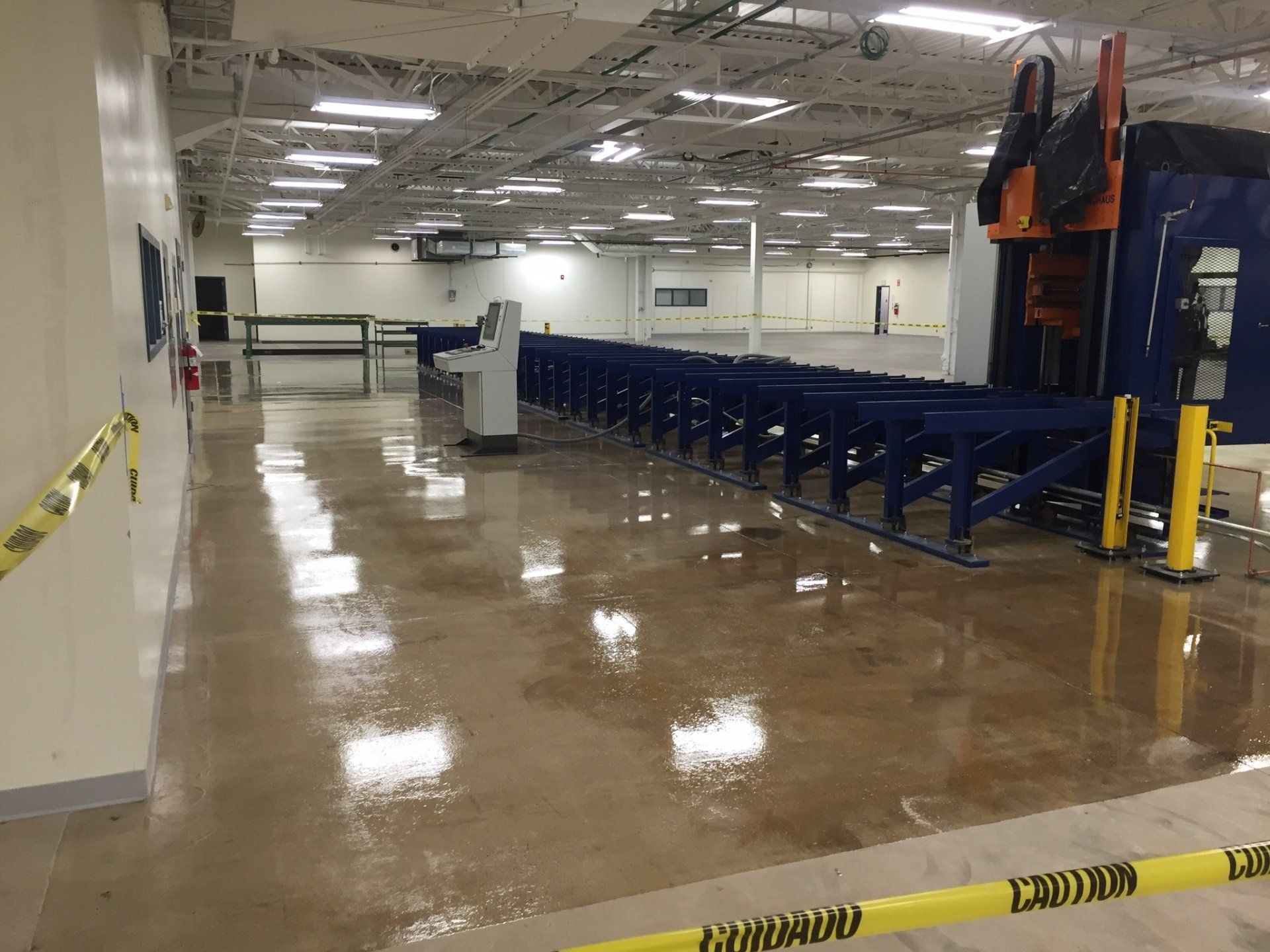 commercial factory brown floors