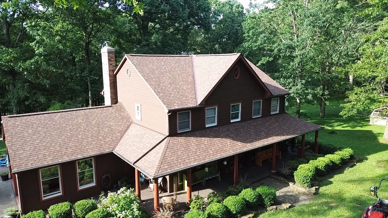 Owens Corning Roof Replacement. Shingle Roofing. Desert Rose. Best Roofing Cranberry Township.