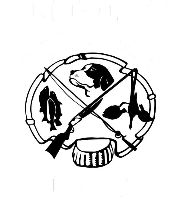 Kunkletown Rod & Gun Club Logo, White