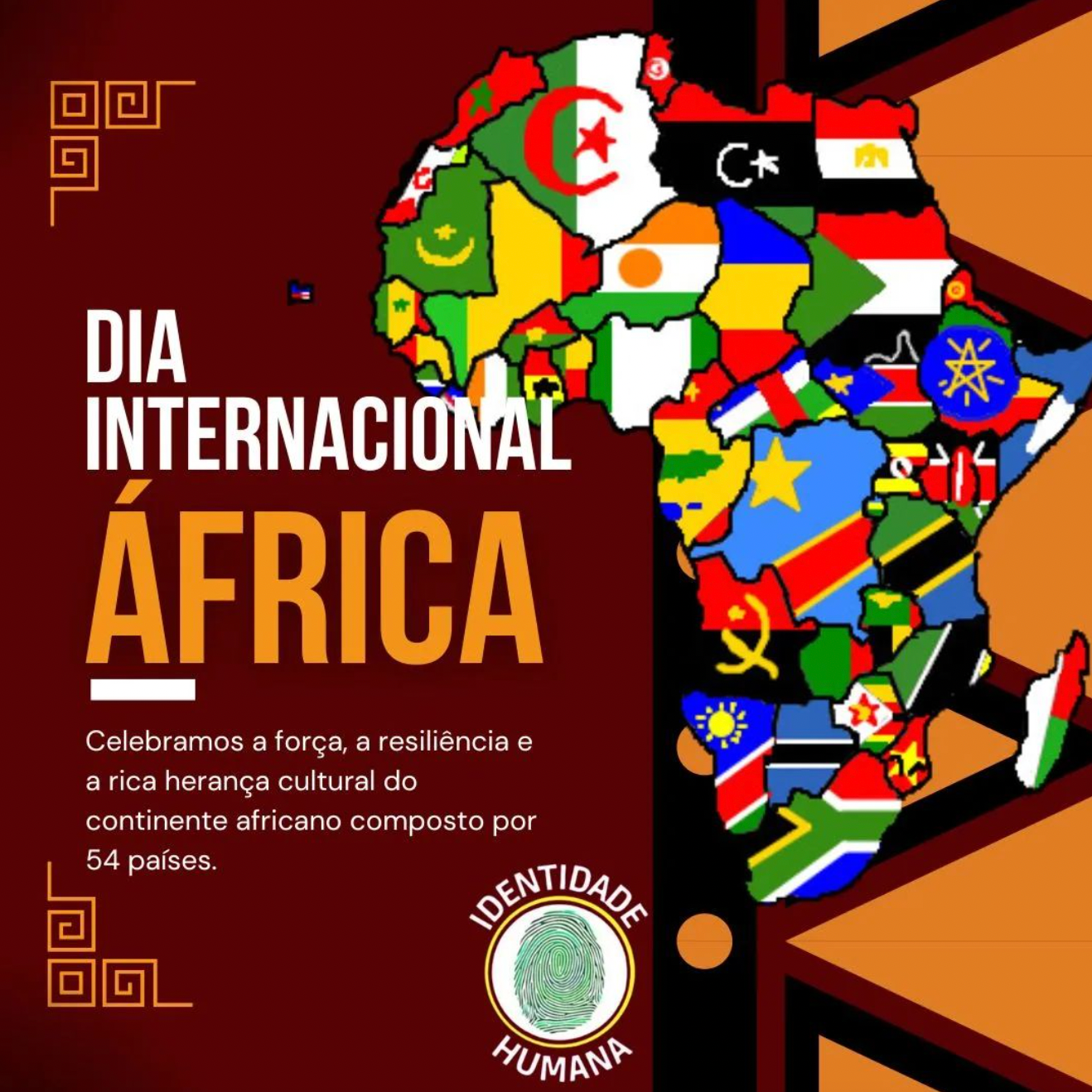 Dia Internacional da África, post de data comemorativa