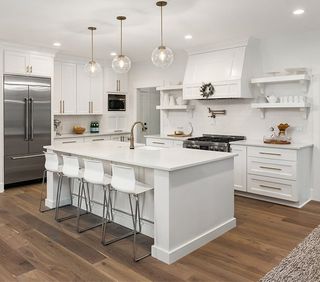 Kitchen Remodel — Kitchen In Newly Constructed Luxury Home in Albert Lea, MN