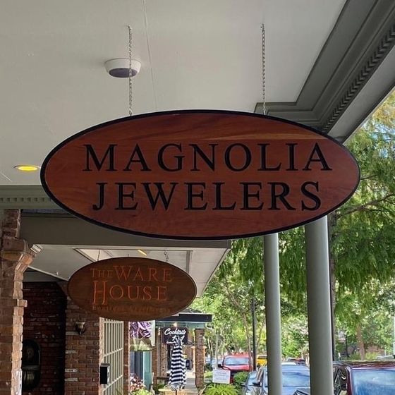 Magnolia Jewelers Store Sign