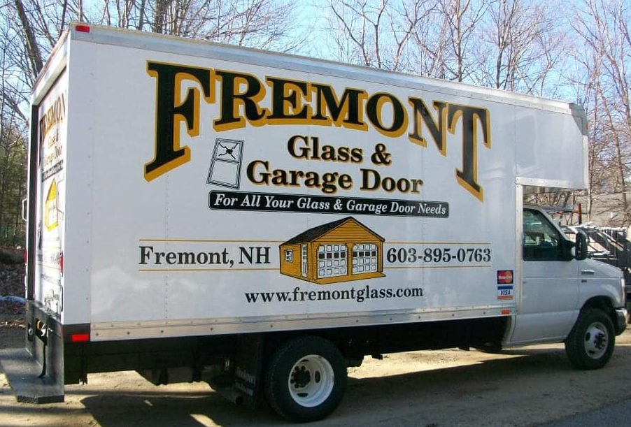White Truck — Fremont, NH — Fremont Glass & Garage Door