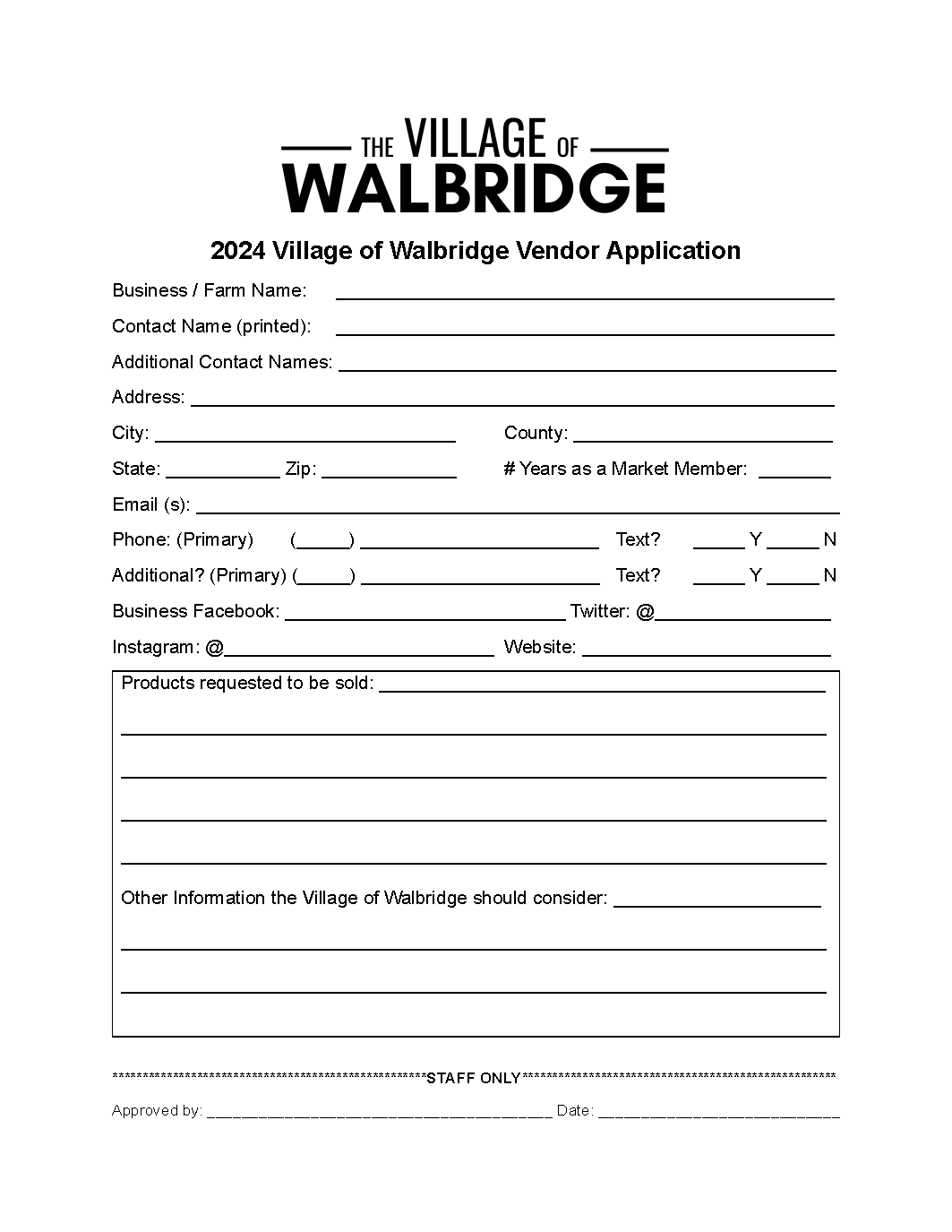 Village of Walbridge, Ohio