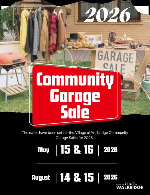 2026 Walbridge Community Garage Sale Dates