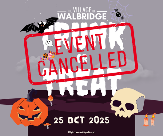 We are so SORRY to announce that our Trunk-or-Treat Event planned for Saturday, October 25th, 2025 from 3:00 P - 4:00 P has been CANCELLED. 