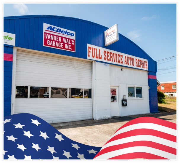 The front of our Shelton Auto Repair Shop | Vander Wal's Garage Inc