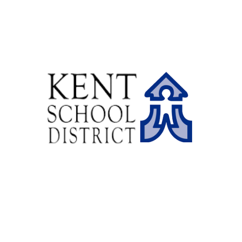 Kent school district logo on a white background