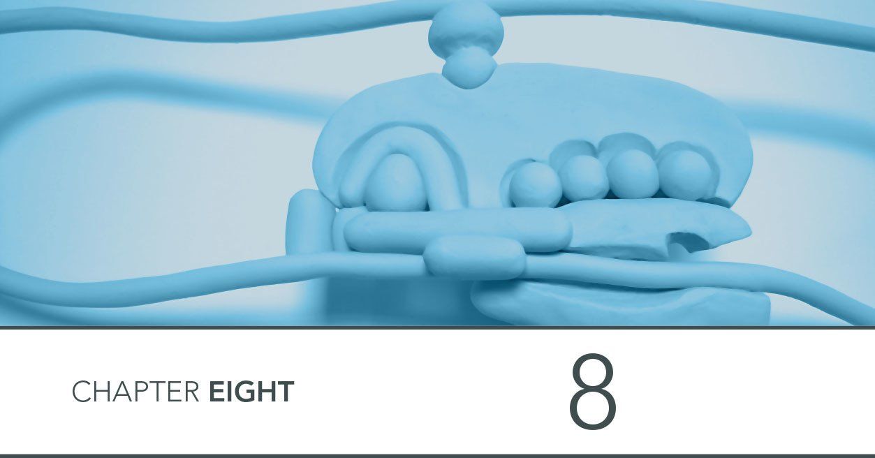 image of protein complex from modelling clay plasticine