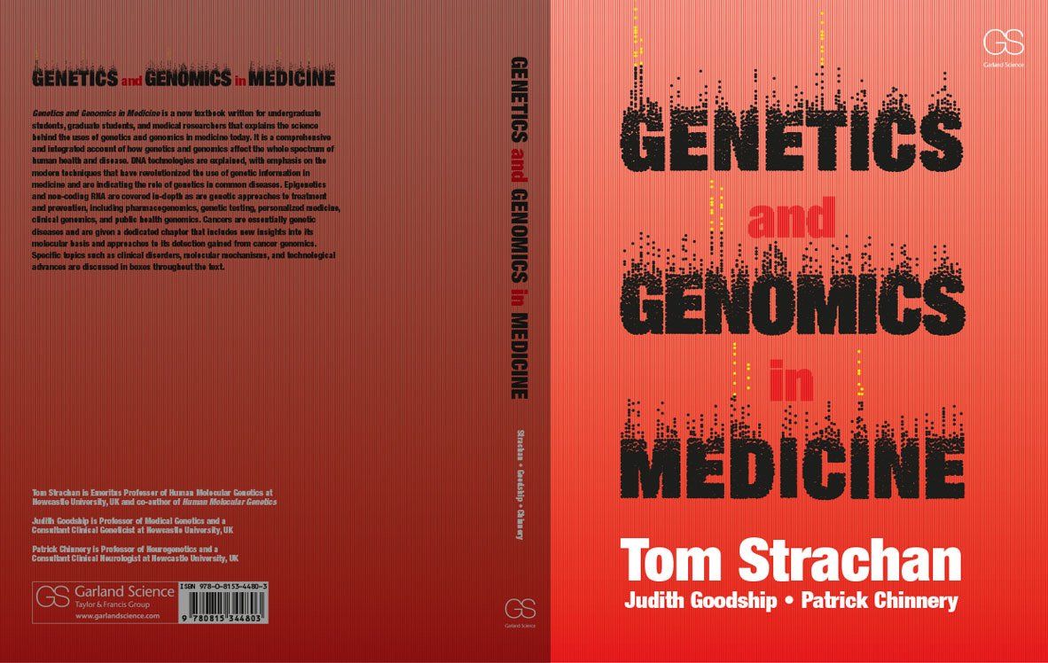genetics and genomics in medicine book cover design