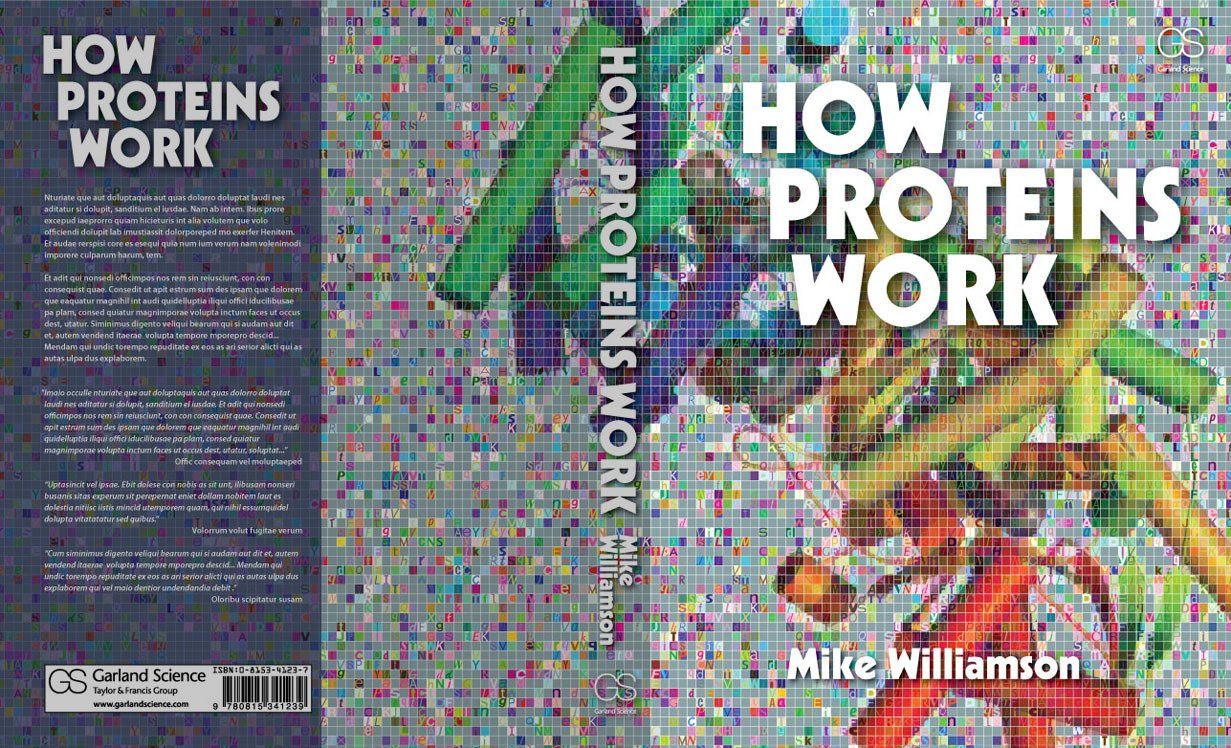 how proteins work book cover design