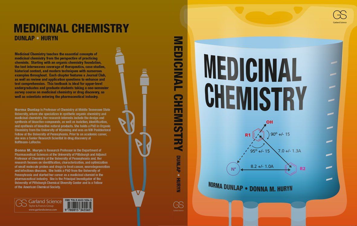 medicinal chemistry book cover design