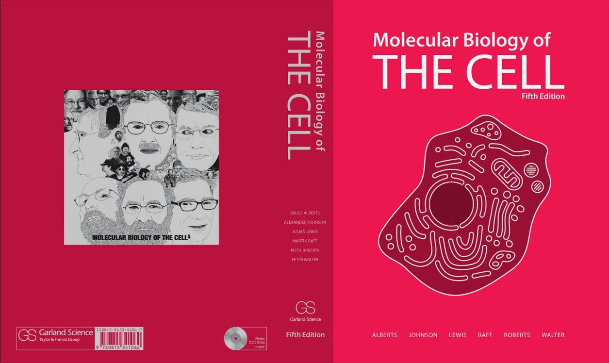 molecular biology of the cell V book cover design