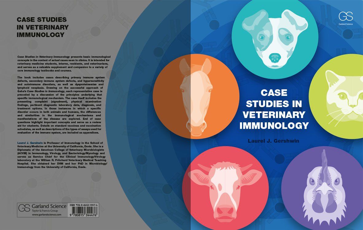 veterinary immunology book cover design