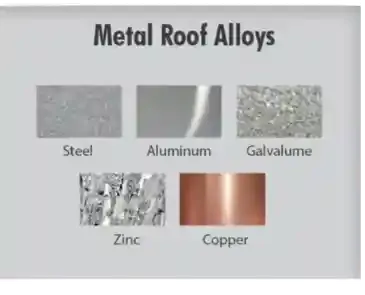 There are many different types of metal roof alloys.
