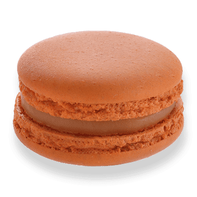 Photo macaron goût mandarine