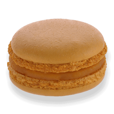 Photo macaron goût mangue