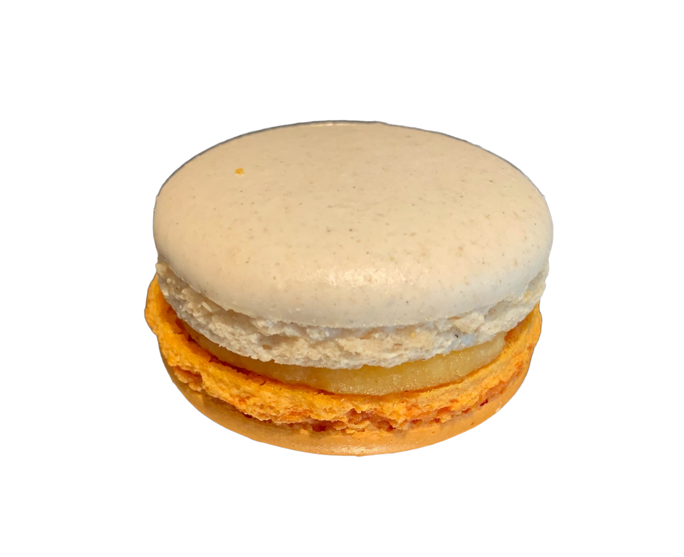 Photo macaron abricot et amande