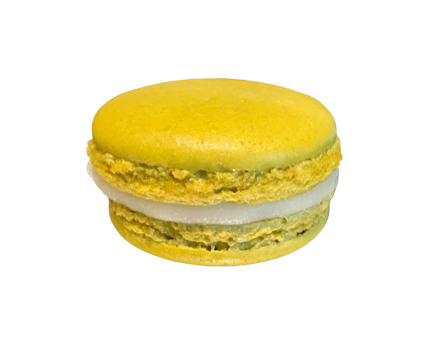 Photo macaron goût citron vert