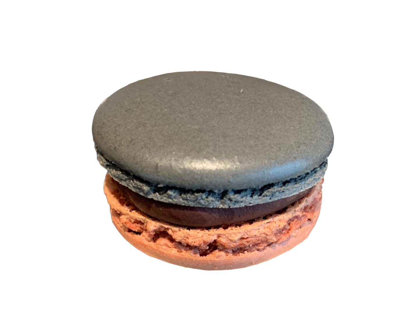 Photo macaron goût chocolat grand cru