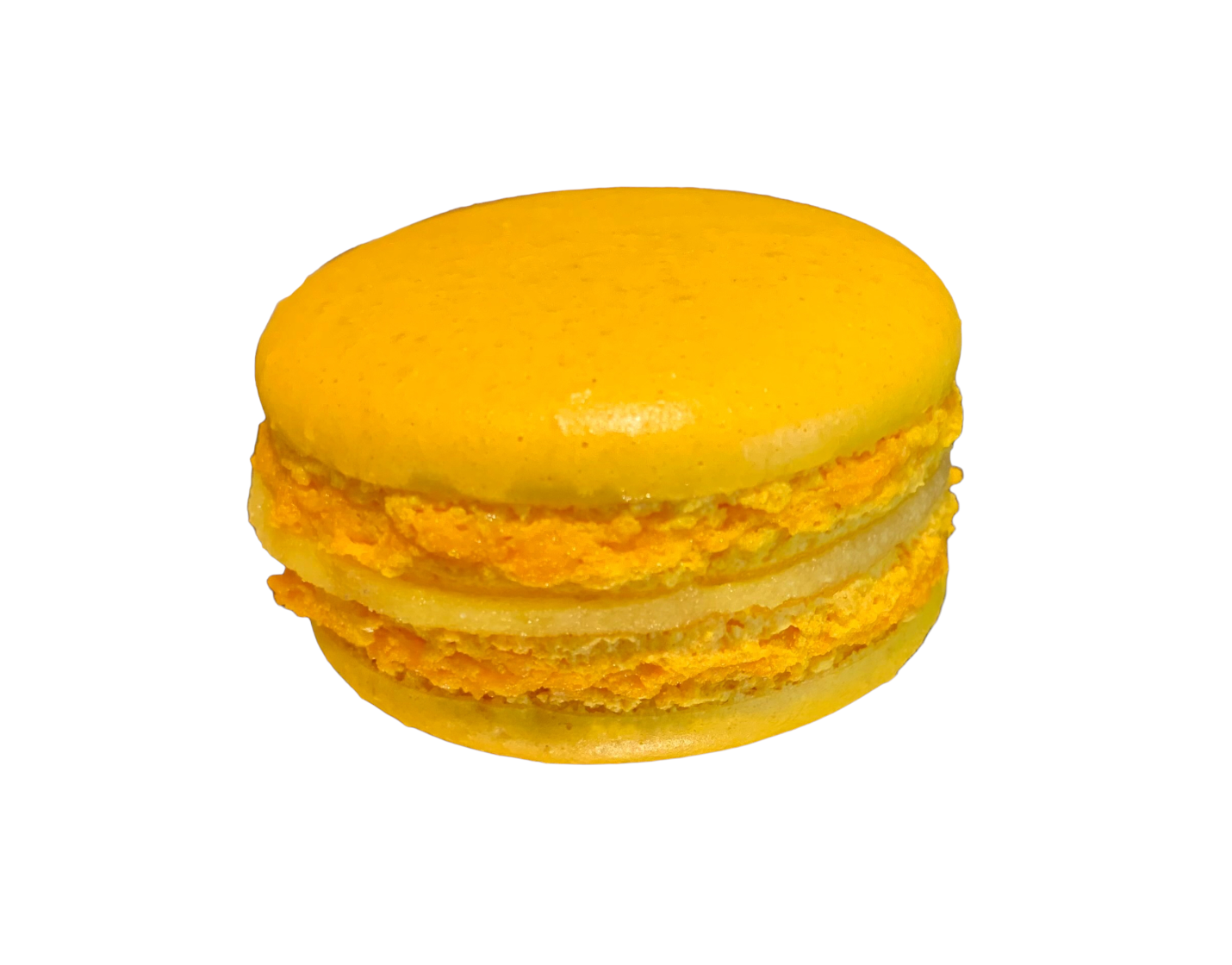 Photo macaron goût fruit de la passion