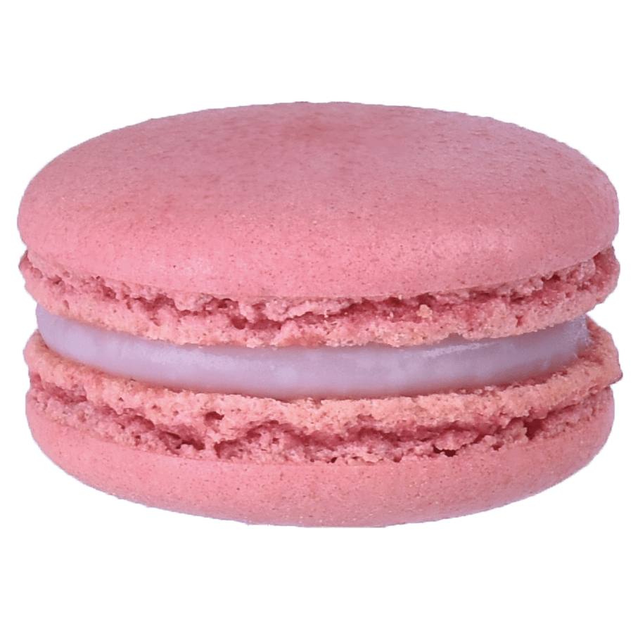 Photo macaron goût rose