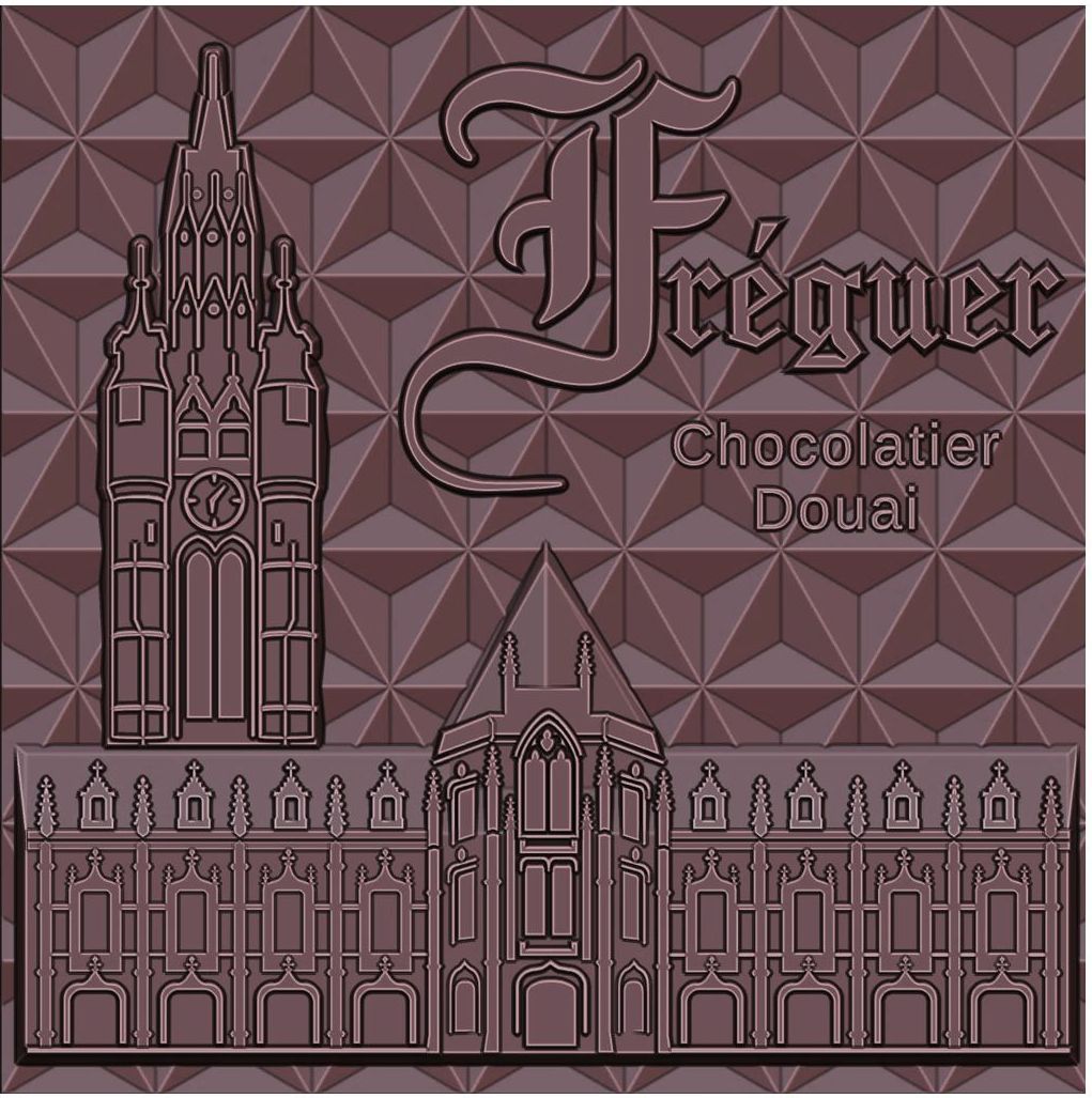 Photo Plaque Fréguer Beffroi de Douai noir