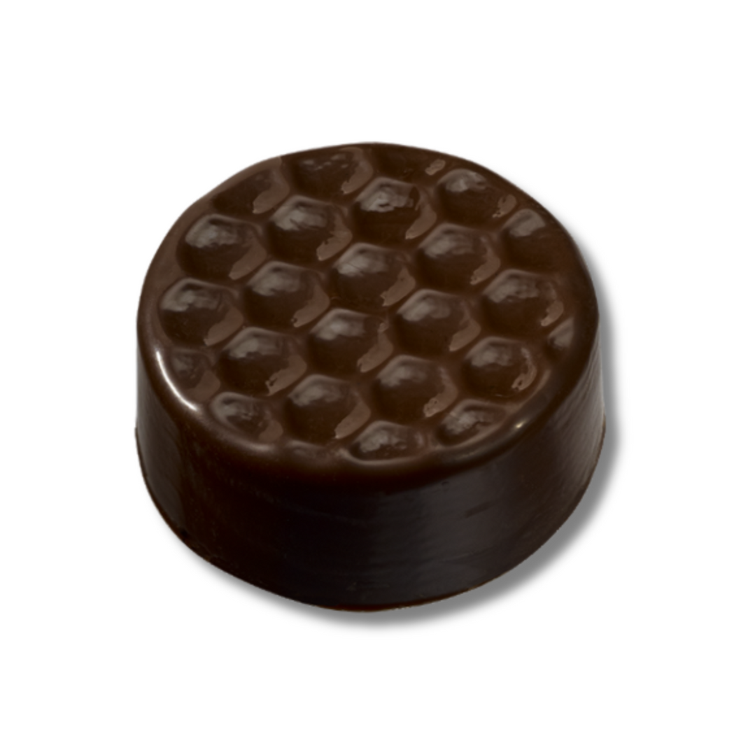 Photo chocolat caramel onctueux fleur de sel de Guérande noir