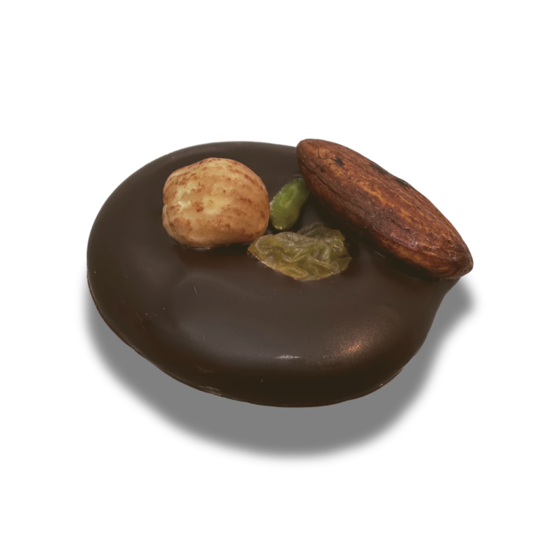 Photo chocolat mendiant noir