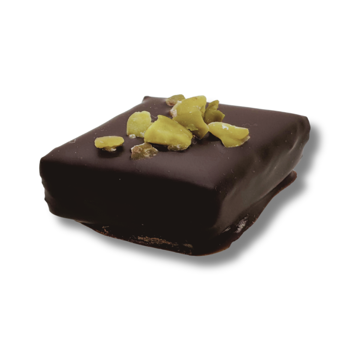 Photo chocolat pâte d'amande pistache noir