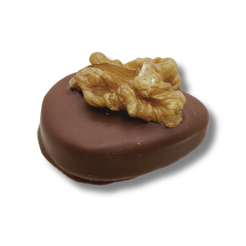 Photo chocolat praliné noix lait