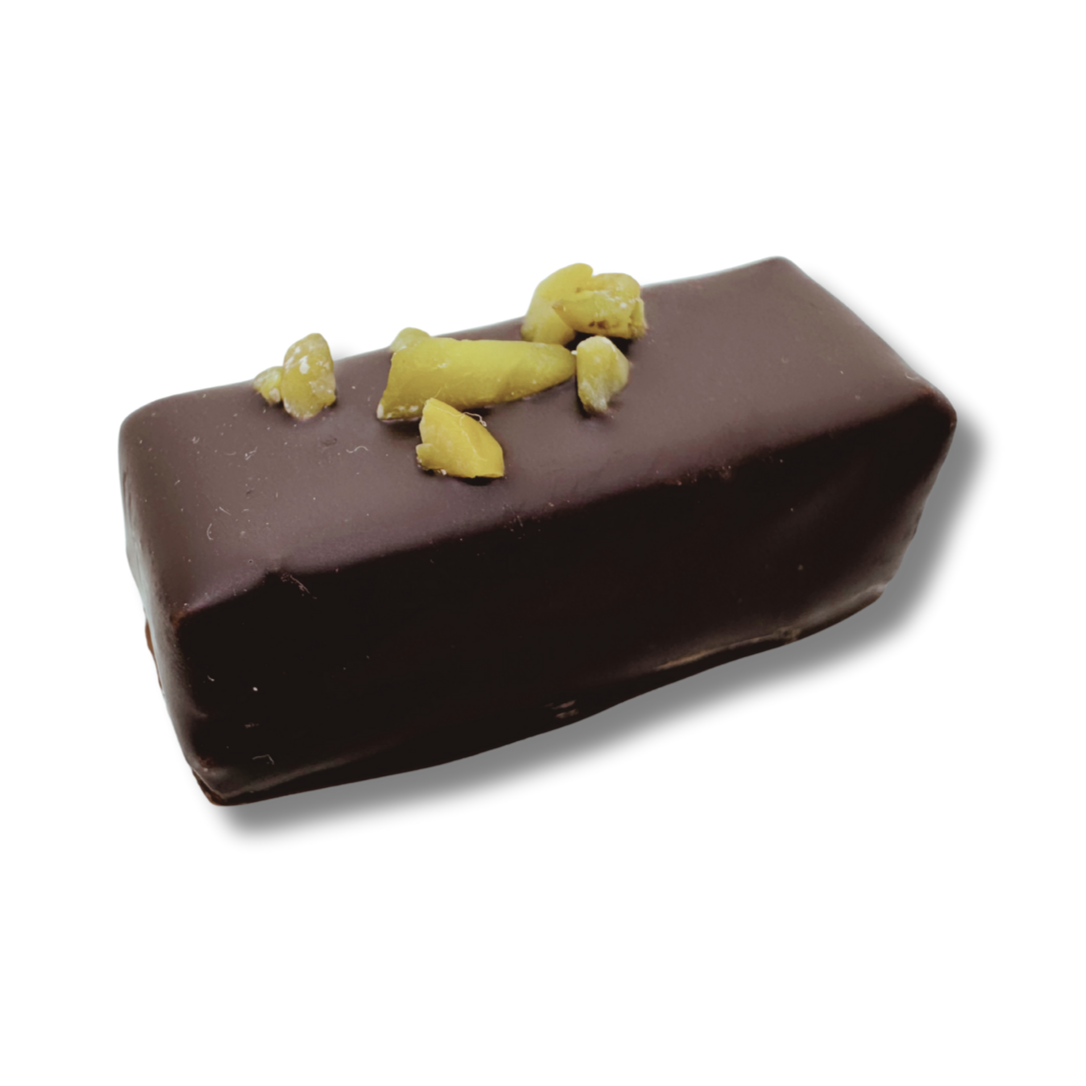 Photo chocolat praliné pistache noir