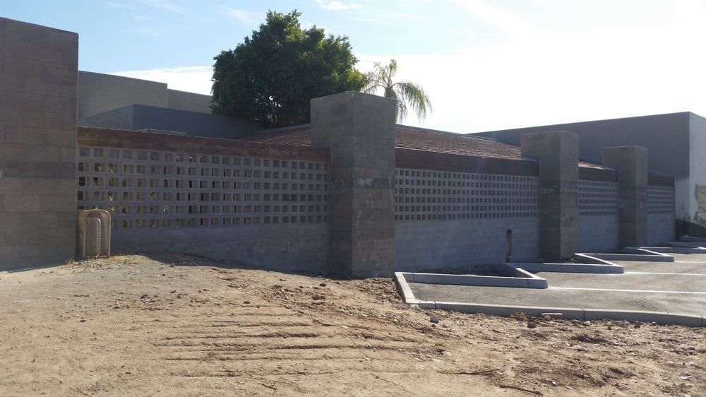 Layer of Bricks Wall — Phoenix, AZ — Building Block Masonry