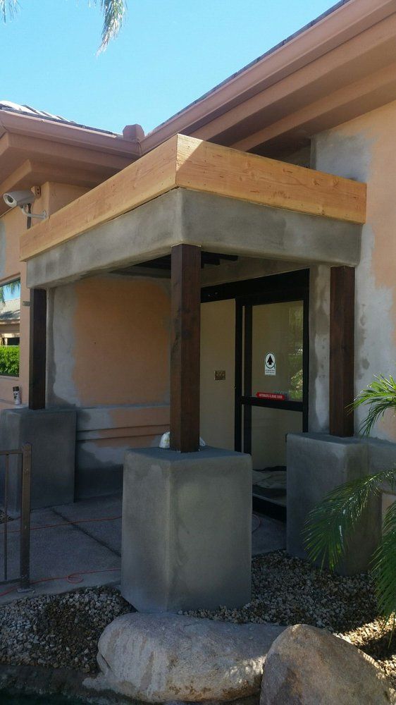 Lobby Area Build with Stucco — Phoenix, AZ — Building Block Masonry