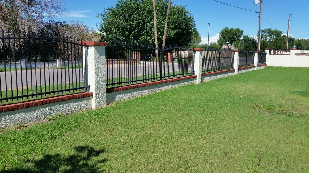 Fence Gate with Bricks Layer — Phoenix, AZ — Building Block Masonry
